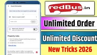 Redbus Coupon Code 2026 | Extra Rs.500 Off Promo Code | Discount Code 2026 | Bus Booking Online