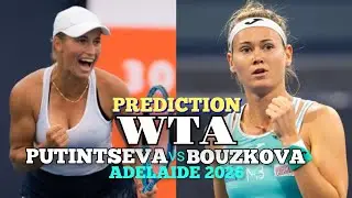 Yulia Putintseva vs Marie Bouzkova | Adelaide International 2026 | Tennis Prediction