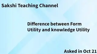 Difference Between Form Utility and knowledge utility. 12th commerce. HSC