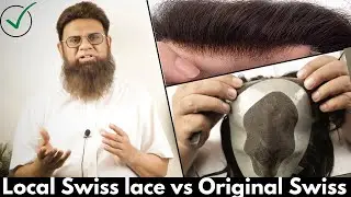 Swiss Lace Hair Patch : local vs imported | Three Types of swiss lace hair system with prices |