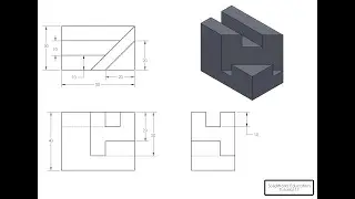 SolidWorks Education Detailed Drawing Exercises Tutorial 17