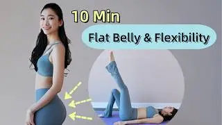 Day3 Pilates at Home: Fix Tight Hips & Strengthen Your Core | Quick 10-Min Pilates Routine