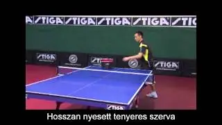 Stiga asztalitenisz oktatófilm 1. rész - Tenyeres szerva