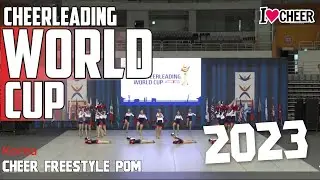 1 Korea TEAM / Cheer Freestyle Pom / Cheerleading World Cup 2023