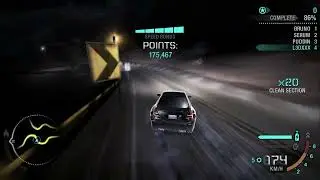 NFS Carbon Mercedes Clk 500 Gold Valley Canyon Drift [4,137,600]