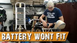 Battery location and electrics tray idea - Suzuki Bandit Cafe Racer - GIXIT Project Part 11