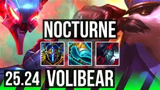 NOCTURNE vs VOLIBEAR (JGL) | EUW Master | 25.24