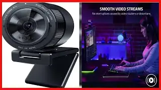 Razer Kiyo Pro Streaming Webcam: Uncompressed 1080p 60FPS - High-Performance Adaptive Light Sensor