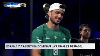 Espa&ntilde;a y Argentina dominan las finales de p&aacute;del