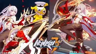 Theresa New Gameplay Animation & New DIVINE KEY! Honkai v8.7