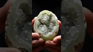 Botryoidal Forms Inside Natural Prehnite 🔬 | Ultra-Realistic Macro ASMR