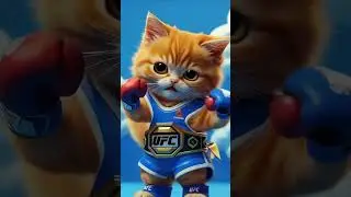 Orange Cat UFC fight #cat #funnycat #funny #catvideos