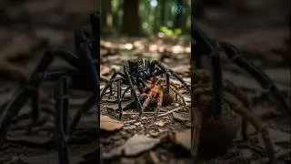 Arachnid Fighting #spider #gagamba #wild #dangerous #fighting #shorts #wildanimals #tarantula #fight