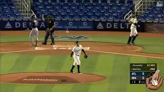 Elieser Hern&aacute;ndez Marlins vs Braves (16/08/2020) SD