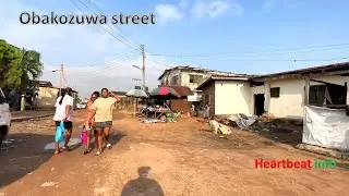 Walk inside Benin city |  aghimien iyayi | obakozuwa street | off Medical stores road