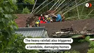 Heavy rain triggers floods, landslide in southern Japan | REUTERS