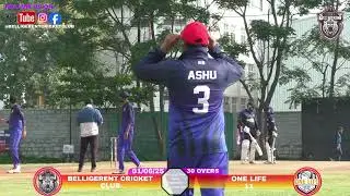 BELLIGERENT CRICKET CLUB VS ONE LIFE 11, T20, 01/06/2025, PENDLETON PARK, BENGALURU
