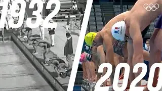 L.A. 1932 🆚 Tokyo 2020 - Men's 100m Freestyle 🏊🏻&zwj;♂️