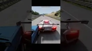 Epic AI Car Chase: High-Speed Action BeamNG Drive #shorts