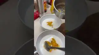 Манная каша с манговым соусом. Идея для завтрака. Рецепт в прикрепленном комментарии👇🏻🥭
