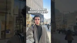 Поход по магазинам аниме за 1000 долларов! #аниме #ньюйорк