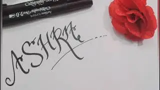 #Calligraphy ||#ASHRA❤️|| Aesthetic||Simple Writing ✨🤍 