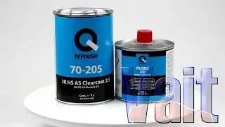 70-205-1000, Q-Refinish, Лак 2K HS AS CLEARCOAT 2:1 + 70-205HN-0500 Отвердитель normal
