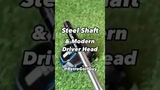Steel Shaft with Modern Driver Head. Try it #golfgear #golf #golfer #golfclub