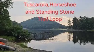 Hiking the tuscarora, Horseshoe and Standing Stone Trail loop at Cowans Gap State Park