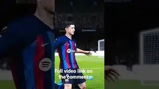 Lewandowski's Epic Goal vs MU in PES eFootball 2021 - A Perfect Recreation! #lewandowski #barcelona