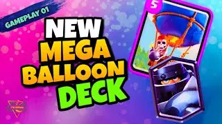 Clash Royale Balloon Deck.New Mega knight Balloon deck 2020.clash royale gameplay by TTG gaming