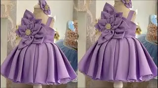 DIY: Ball Gown Frock Cutting And Stitching For 4to5 Year/ Beautifull Frock Cutting And Stitching