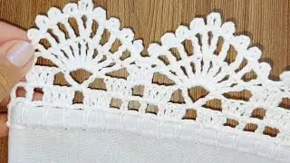 Easy Crochet Border Pattern (Step by Step)