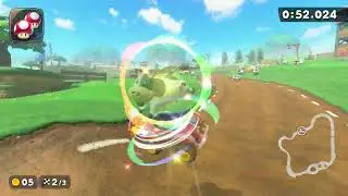Moo Moo Meadows - 1:58.292 - Kins0 (Mario Kart World world record)