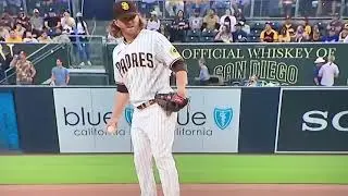 Pierce Johnson first start of his career strikeout first batter he faces vs Dodgers 8/24/21