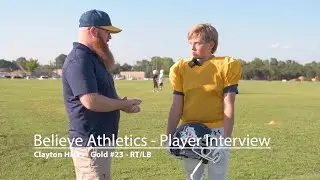 Believe Athletics - Player Interview - Clayton Hicks 2024