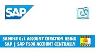Sample G/L Account Creation in SAP | SAP FICO FS00 Account Centrally in Tamil #sapfico