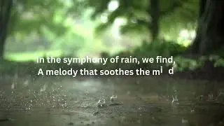 Rainy days bring introspection, Reflection and deep connection  They invite us to slow down and refl