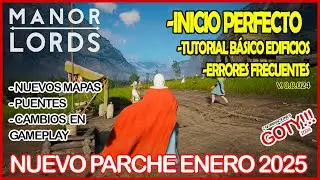 ⚔️MANOR LORDS🛡️🚨NUEVO PARCHE INICIO PERFECTO🚨 TUTORIAL BASICO EDIFICIOS Y ERRORES FRECUENTES ESPAÑOL