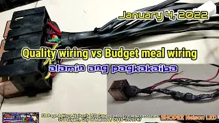 4 January 2022 poor quality wiring vs Quality wiring by Nelson LED