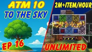 ATM 10 To The Sky EP 16 | Best Resources Farm in The Game |The Prince Pro| Moded Skyblock Minecraft