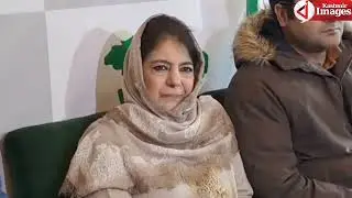 PDP President and former Chief Minister Mehbooba Mufti  addressed a press conference 