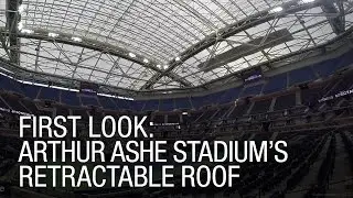 FIRST LOOK: Arthur Ashe Stadium&rsquo;s Retractable Roof