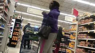 three women follow and watch grey sweatpants