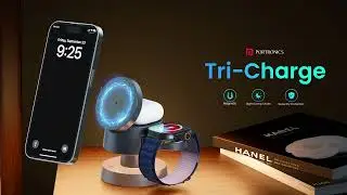 Portronics Tricharge: 4-in-1 Magnetic Wireless Charger with Night Lamp & Fast Charging