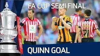 STEPHEN QUINN GOAL: Hull City extend their lead to make it 4-2 in the FA Cup Semi Final