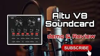 Aitu V8 Soundcard ( Pwede Pala Gawing Interface) | Demo and Review | JL Guitar Music
