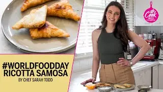 Ricotta Cheese Samosa Recipe By Sarah Todd | Dessert Recipe | #WorldFoodDay | #CookWithFemina