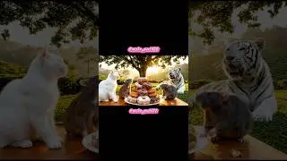 ASMR Cat and friend eating donuts #catasmr #cateatingasmr #cateatingfood #catandfriends