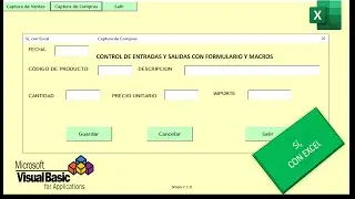 Control de Entradas y Salidas con Formulario y Macros